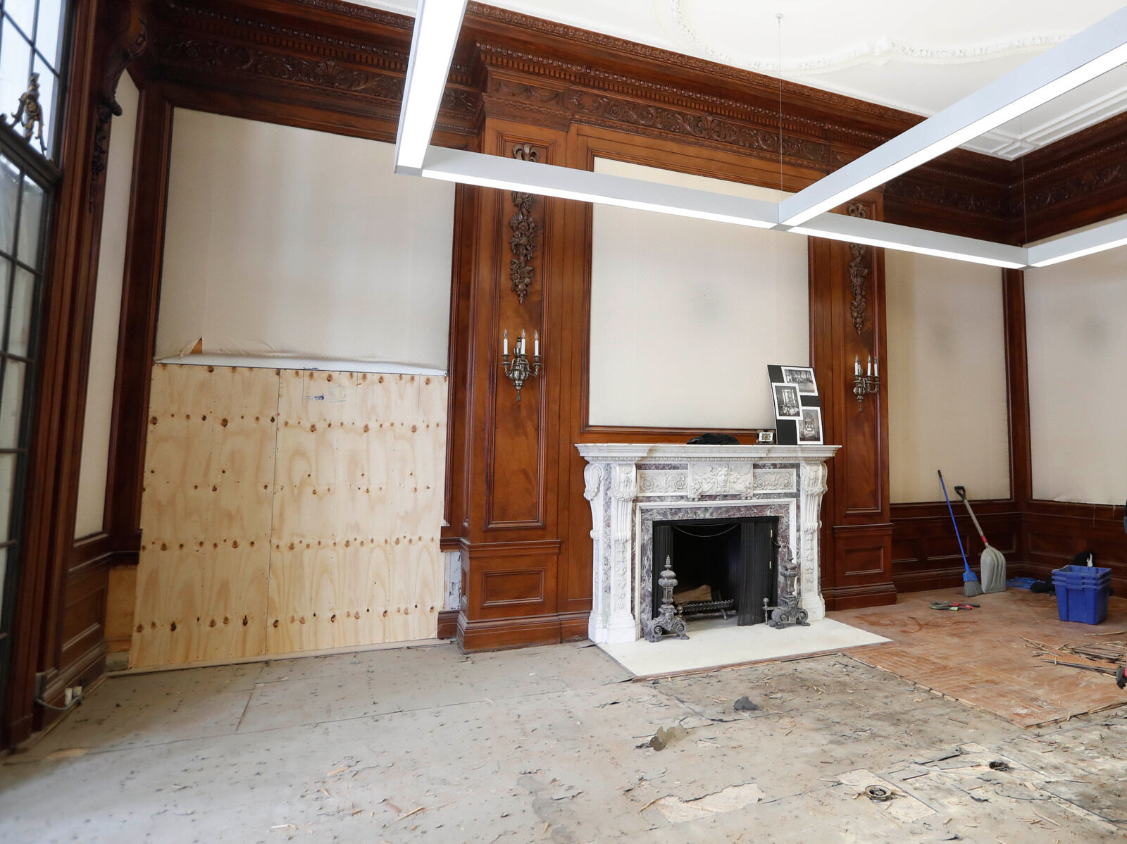 The dining room